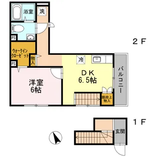 ファミール高津【2階】の間取り