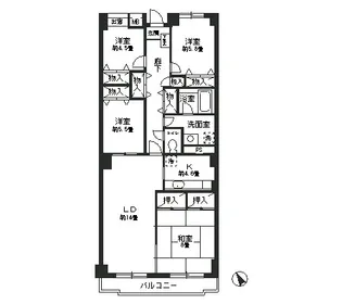 第五寿美家ビル【6階】の間取り
