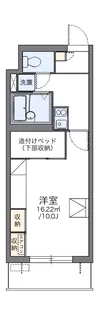 レオパレスパルコートE【2階】の間取り