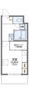 レオパレスパルコートA【3階】の間取り