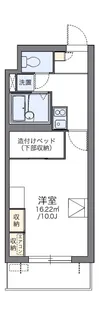 レオパレスパルコートF【2階】の間取り
