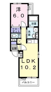 すばる【3階】の間取り