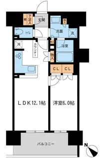 BLESS宮崎台【10階】の間取り