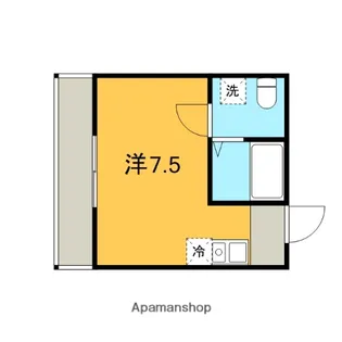 フェリシテME−RY【203号室】の間取り