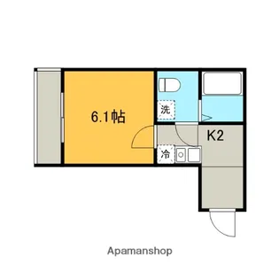フェリシテME−RY【105号室】の間取り