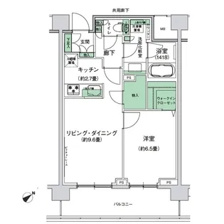 スタイリオ梶が谷【4階】の間取り