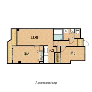 エスペランサ【404号室】の間取り