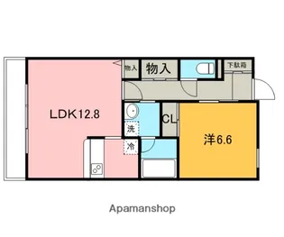 ポラリスⅡ【302号室】の間取り