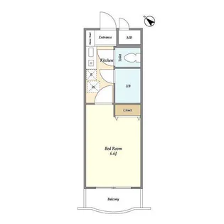 コスモリード溝の口【3階】の間取り