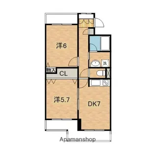 コンフォートヒル【2階】の間取り