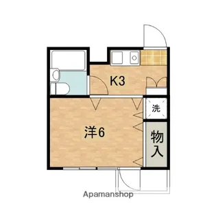 井上ビル橘【303号室】の間取り