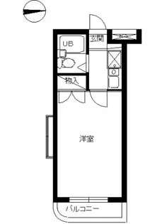スカイコート多摩川第2【207号室号室】の間取り