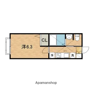 グロリアグランデ【1階】の間取り