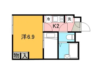 レオパレスビューテラス【1階】の間取り