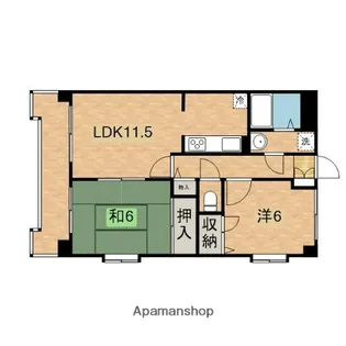 セントエミネンス【307号室】の間取り