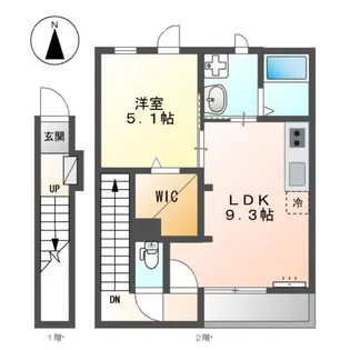 ポート・ハイツ【2階】の間取り