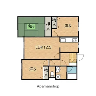 M・Sアネックス鷺沼【1階】の間取り