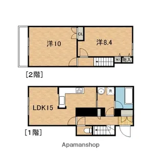 キャッスルモリ【103号室】の間取り