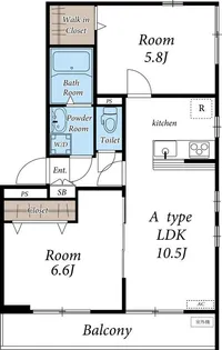 リブリ・新百合ヶ丘【1階】の間取り