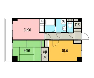 ベルフルール宮前平【504号室】の間取り