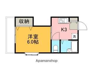 ベルゾーネアモール【101号室】の間取り