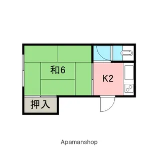 井出荘【102号室】の間取り