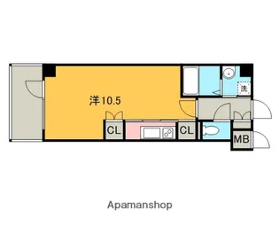 ラ・メールマエジマ【4階】の間取り