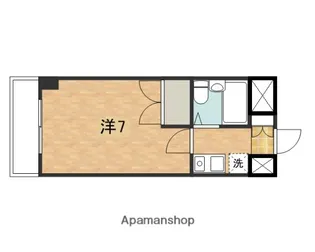 1Kの間取り画像