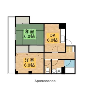 サングリーン南【1階】の間取り