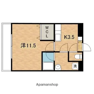 グラーツ橘【302号室】の間取り