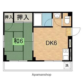 ミルプランタン1E【201号室】の間取り