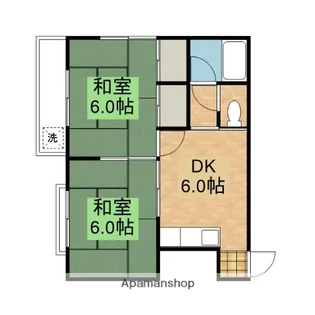 グリーンハイツⅠ【2階】の間取り