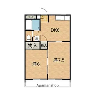 カナディアンハイツB【302号室】の間取り