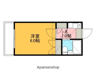 グランディ井田【202号室】の間取り