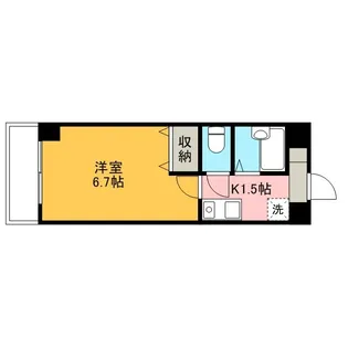 ボナール【202号室】の間取り