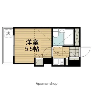 ブルーハイム駒岡【3階】の間取り