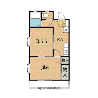 KI元住吉Ⅱ【1階】の間取り