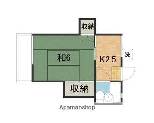 ササキハウス【205号室】の間取り