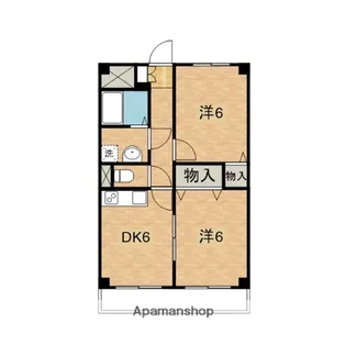 プラリヴィエール綱島【4階】の間取り