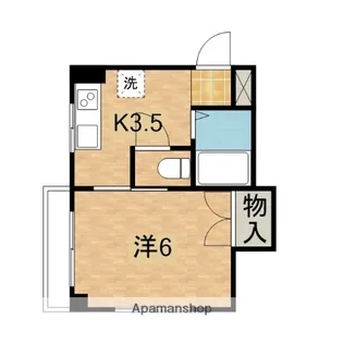 フェリシモサチ【202号室】の間取り