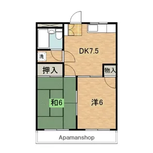 グローバルハイツ【3階】の間取り