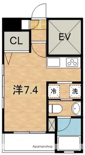 1Rの間取り画像