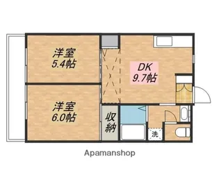 グレイスコート幸Ⅰ【2階】の間取り