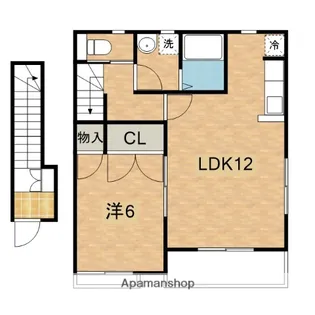 ベイリーフ【202号室】の間取り