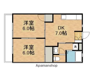 プリンスマンション【1階】の間取り