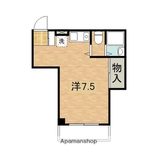 マンションシャトレ【202号室】の間取り