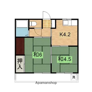 八千代ハイツ【302号室】の間取り