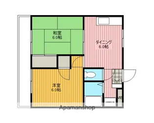 リバーパーク矢向【1階】の間取り