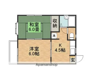 パールハイツ日吉【2階】の間取り