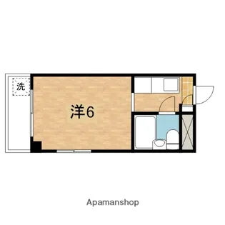 長澤ハイツ【101号室】の間取り